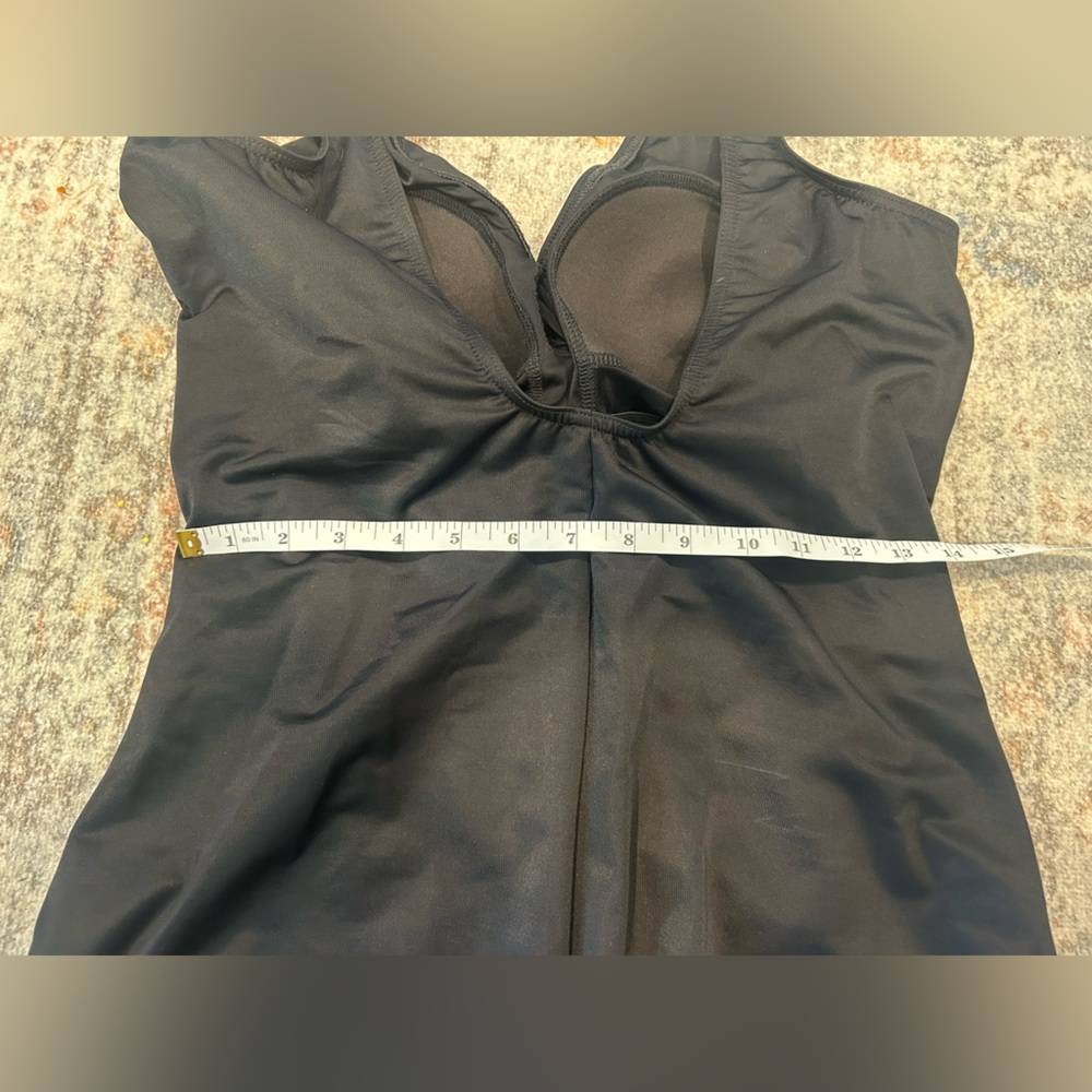 Miraclesuit Must Haves Oceanus One Piece Swimsuit Black Sz 14** Slimming Shaping - Picture 9 of 9